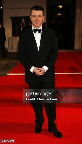 Producer Peter Morgan arrives at the Orange British Academy Film Awards at the Royal Opera House on February 11, 2007 in London, England.