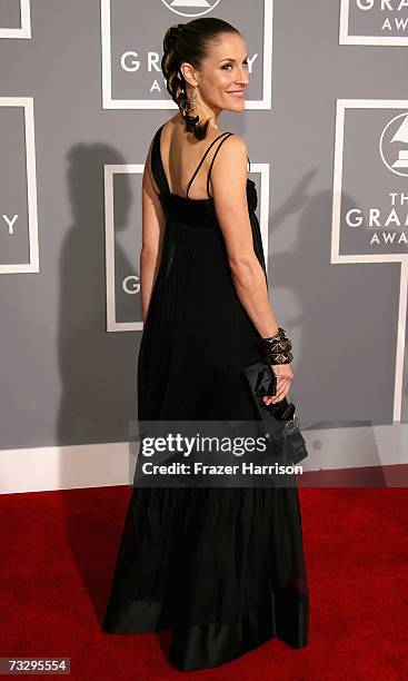 Musician Emily Robinson of the The Dixie Chicks arrives at the 49th Annual Grammy Awards at the Staples Center on February 11, 2007 in Los Angeles,...