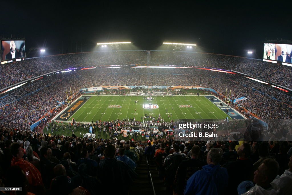 Super Bowl XLI: Indianapolis Colts v Chicago Bears