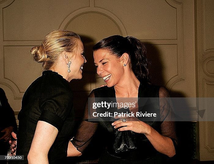 Actresses Melissa George and Kate Ritchie attend the after show party ...