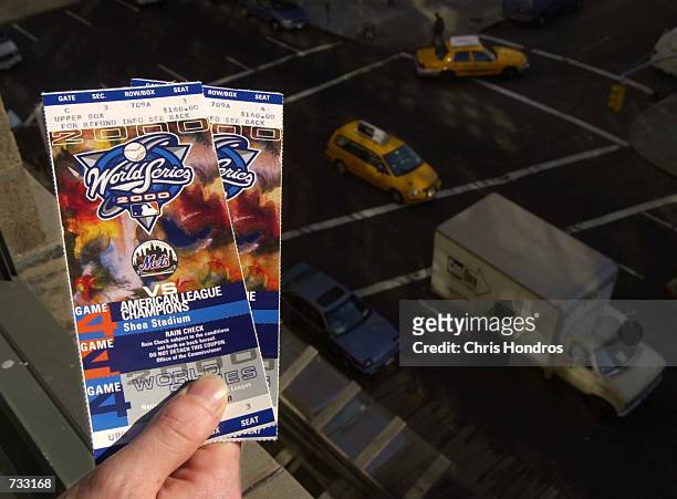 Two World Series tickets October 24, 2000 in New York City.