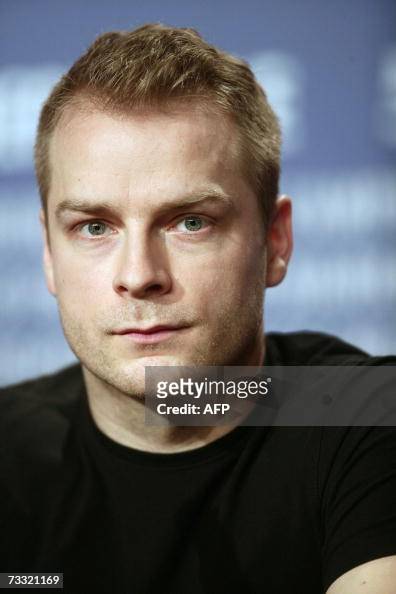German actor Hinnerk Schoenemann poses during a photocall for the ...