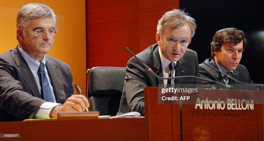 LVMH's chief executive Bernard Arnault (...