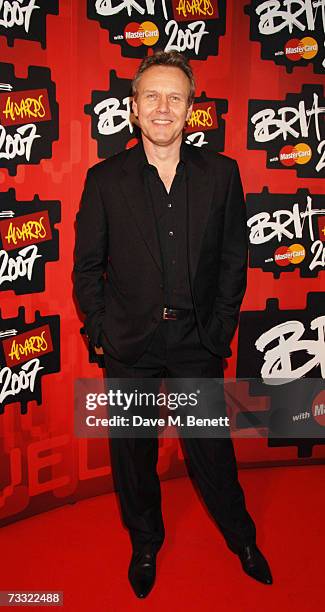Actor Anthony Head arrives at the BRIT Awards 2007 in association with MasterCard, at Earls Court 1 on February 14, 2007 in London, England.