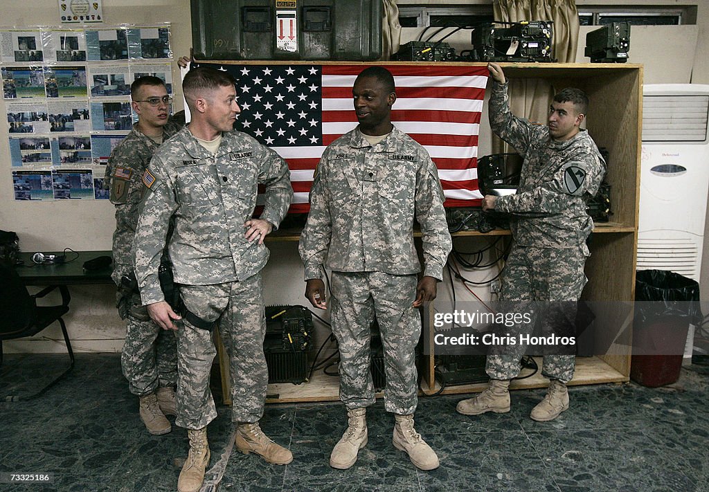 U.S. Troops Occupy Combat Outpost In Baghdad