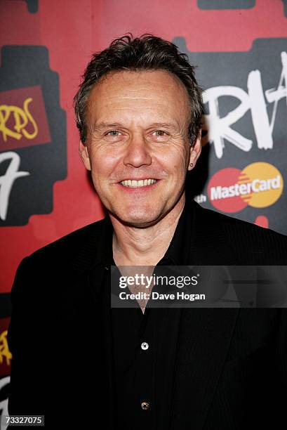 Actor Anthony Head arrives at The BRIT Awards 2007 in association with MasterCard at Earls Court 1 on February 14, 2007 in London, England.