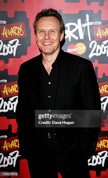 Actor Anthony Head arrives at The BRIT Awards 2007 in association with MasterCard at Earls Court 1 on February 14, 2007 in London, England.