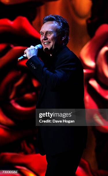 Actor Anthony Head presents the award for Best British Group at The BRIT Awards 2007 in association with MasterCard at Earls Court 1 on February 14,...