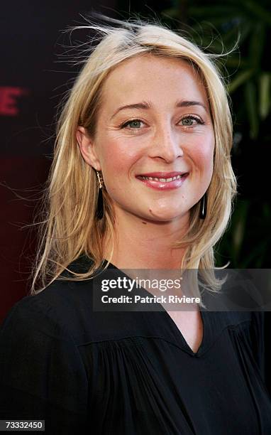 Actress Asher Keddie attends the media launch of season 3 of Foxtel's drama "Love My Way" at Pavilion on the Park on February 15, 2007 in Sydney,...