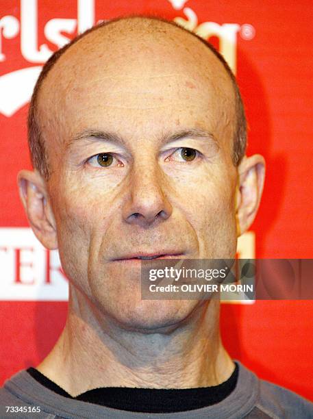 Swedish ski legend Ingemar Stenmark speaks during a press conference, 16 February 2007, at the Alpine World Ski Championships in Are. Ingemar...