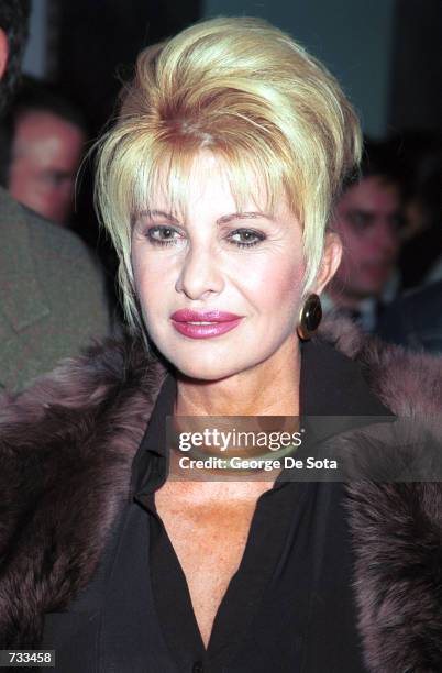 Ivana Trump attends the Bottega Veneta Soho store opening party October 25, 2000 in New York City.