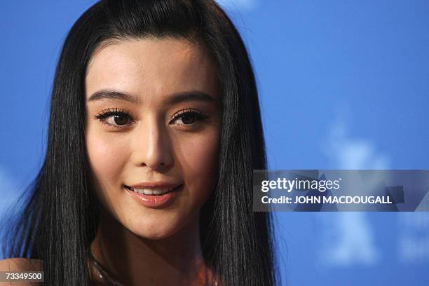 Chinese actress Fan Bing-Bing poses during a photocall for the film "Ping Guo - Lost in Beijing" by Chinese director Li Yu competing for the Golden...