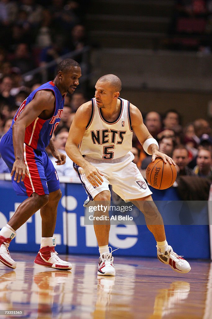 Detroit Pistons v New Jersey Nets