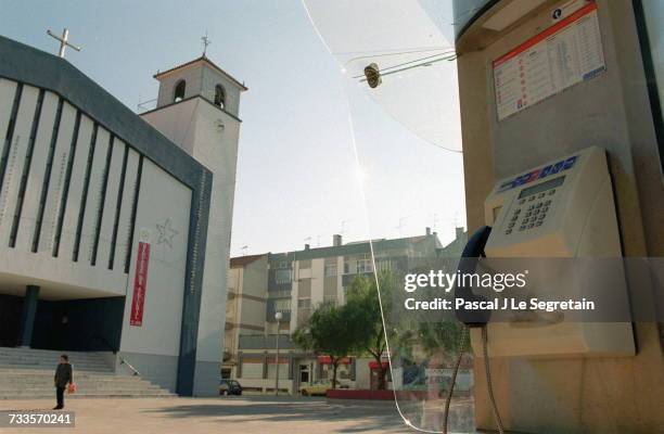 The telephone box used by Sid Ahmed Rezala at the time of his arrest.