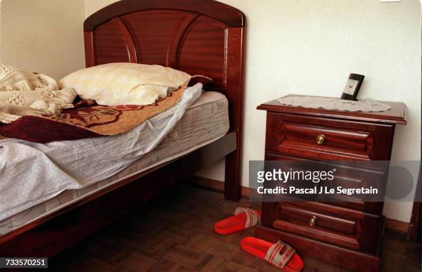 The room in the apartment occupied by Sid Ahmed Rezala in Baixa Da Banheira.