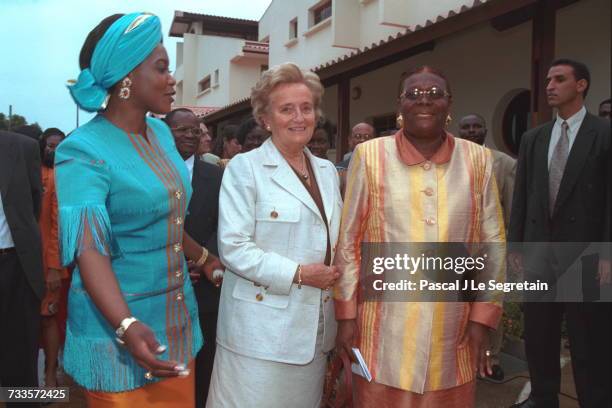 Bernadette Chirac and Edith Lucie Bongo.