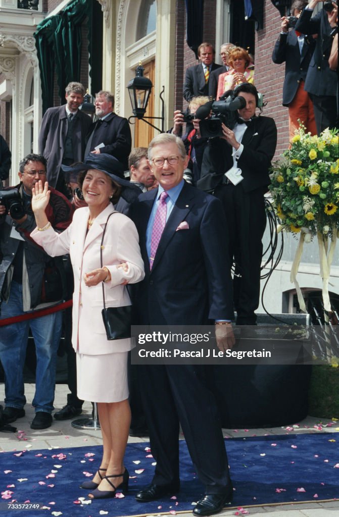THE HAGUE: WEDDING OF PRINCE CONSTANTIJN