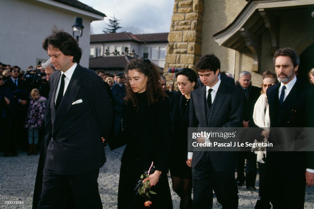 Funeral Of British Actress Audrey Hepburn At The Village Church Of funeral-of-british-actress-audrey-hepburn-at-the-village-church-of