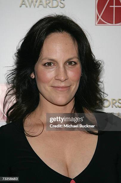 Actress Annabeth Gish arrives at the 11th Annual Art Directors Guild Awards at the Beverly Hilton Hotel on February 17, 2007 in Beverly Hills,...