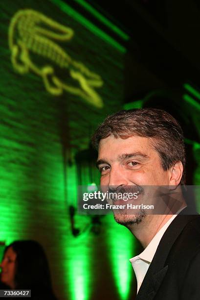 Designer Philippe Lacoste attends the 9th annual Costume Designers Guild Awards after party held at the Beverly Hills Post Office on February 17,...