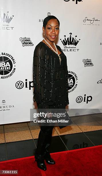 Actress Tichina Arnold arrives at the 2007 NBPA All-Star Gala presented by Budweiser Select at the Mandalay Bay Events Center on February 17, 2007 in...