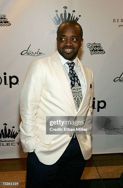 Producer Jermaine Dupri arrives at the 2007 NBPA All-Star Gala presented by Budweiser Select at the Mandalay Bay Events Center on February 17, 2007...