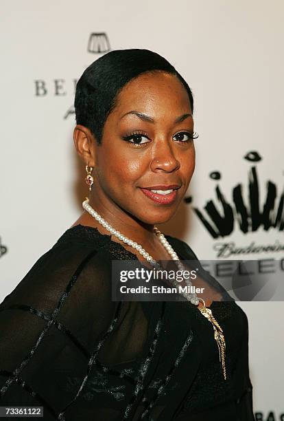 Actress Tichina Arnold arrives at the 2007 NBPA All-Star Gala presented by Budweiser Select at the Mandalay Bay Events Center on February 17, 2007 in...