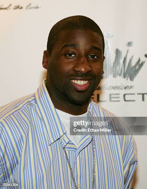 S Raymond Felton arrives at the 2007 NBPA All-Star Gala presented by Budweiser Select at the Mandalay Bay Events Center on February 17, 2007 in Las...