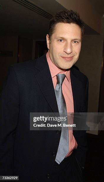 Patrick Marber attends the reception at the Laurence Olivier Awards, held at the Grosvenor House on February 18, 2007 in London, England.