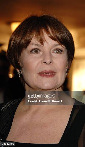 Isla Blair attends the Laurence Olivier Awards reception held at the Grosvenor House on February 18, 2007 in London, England.