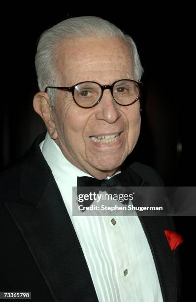 Producer Walter Mirisch arrives at the 57th annual ACE Eddie Awards held at the Beverly Hilton Hotel on February 18, 2007 in Beverly Hills,...