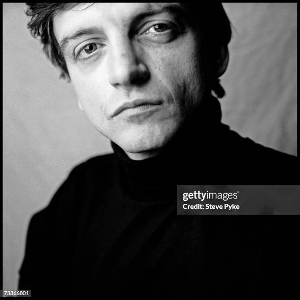 Singer, lyricist and sole consistent member of The Fall, Mark E. Smith, Manchester, 17th October 1987.