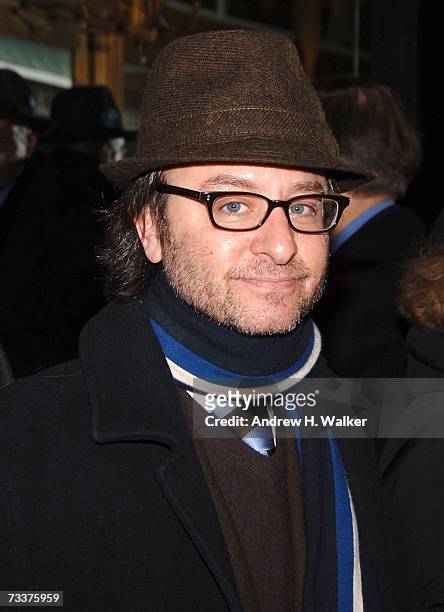 Actor Fisher Stevens attends the Robert Altman Memorial at the Majestic Theater on February 20, 2007 in New York City.
