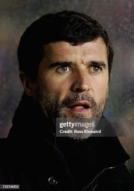 Roy Keane, manager of Sunderland, during the Coca-cola Championship match between Birmingham City and Sunderland at St Andrews February 20, 2007 in...