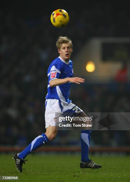 Dan Harding of Ipswich in action during the Coca-Cola Championship Match between Ipswich Town and Wolverhampton Wanderers at Portman Road on February...