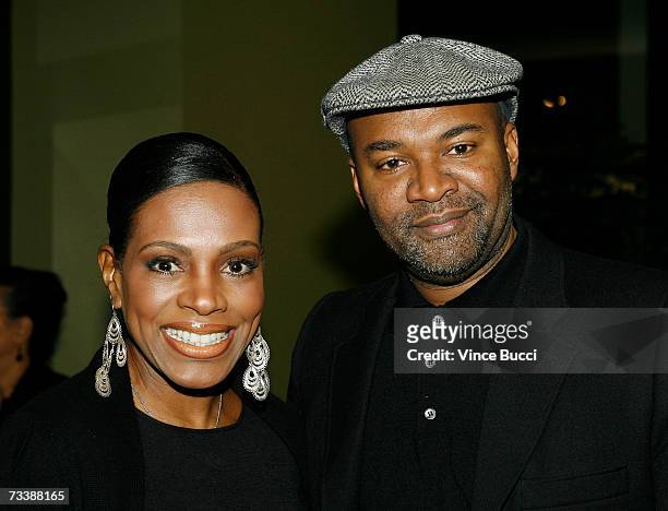 Actress Sheryl Lee Ralph and director Nelson George attend the Los Angeles premiere of the HBO Films' docu-drama "Life Support" on Febraury 21, 2007...