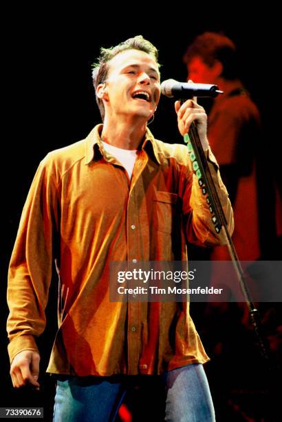 Bryan White performs at Shoreline Amphitheatre on September 5, 1998 in Mountain View California.