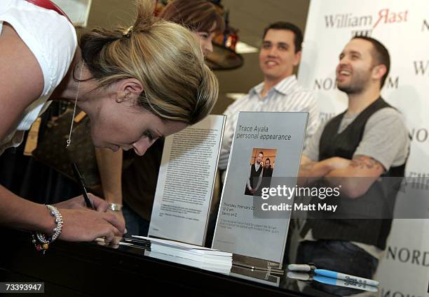 William Rast founder Trace Ayala promotes the clothing brand he created with best friend Justin Timberlake at the Nordstrom International Plaza store...