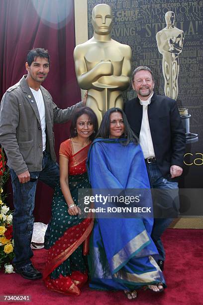 Hollywood, UNITED STATES: Deepa Mehta , director of the Canadian film "Water," nominated for an Oscar in the Best Foreign Language Film Category,...