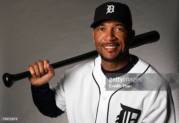 Gary Sheffield poses for a portrait during the Detroit Tigers Photo Day on February 24, 2007 at Joker Marchant Stadium in Lakeland, Florida.