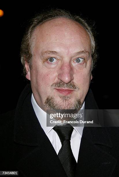 French actor Bernard Farcy arrives at the 32nd Cesars French film awards ceremony at the Chatelet theater on February 24, 2007 in Paris, France.