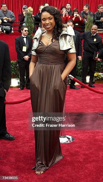 Actress Jennifer Hudson attends the 79th Annual Academy Awards held at the Kodak Theatre on February 25, 2007 in Hollywood, California.