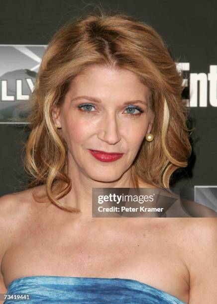 Author Candace Bushnell attends the Entertainment Weekly Academy Awards viewing party at Elaine's on February 25, 2007 in New York City.