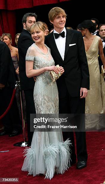 Actress Kirsten Dunst and her brother Christian attend the 79th Annual Academy Awards held at the Kodak Theatre on February 25, 2007 in Hollywood,...