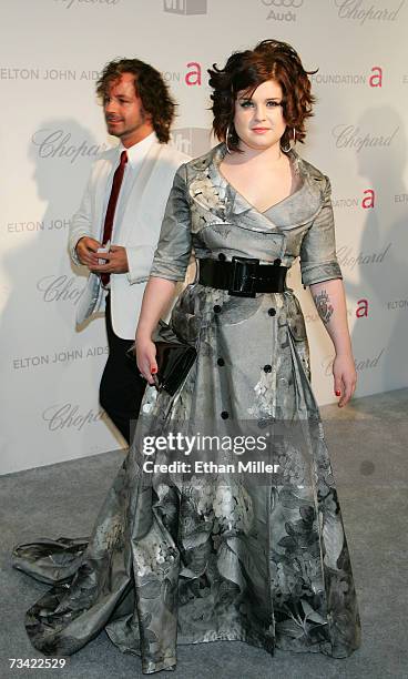 Television personality Kelly Osbourne arrives at the 15th Annual Elton John AIDS Foundation Academy Awards viewing party held at the Pacific Design...