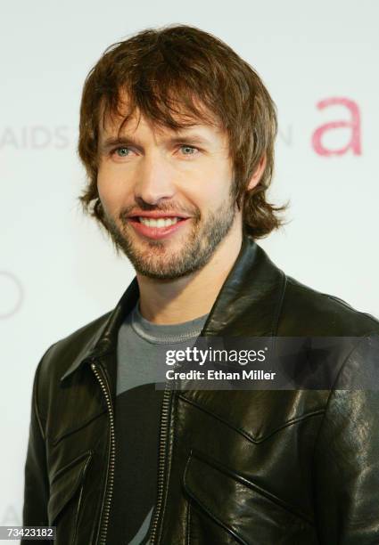 Music artist James Blunt arrives at the 15th Annual Elton John AIDS Foundation Academy Awards viewing party held at the Pacific Design Center on...