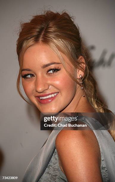 Actress AJ Michalka attends the 17th Annual Night Of 100 Stars Oscar Gala held at the Beverly Hills Hotel on February 25, 2007 in Beverly Hills,...