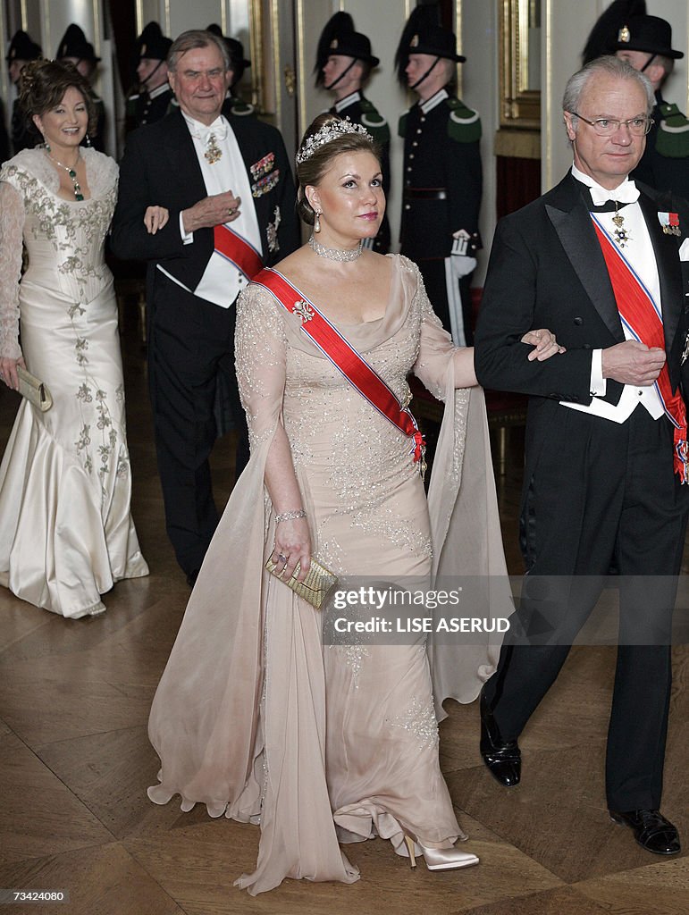 Grand Duchess Maria Teresa (2ndR) and Ki...