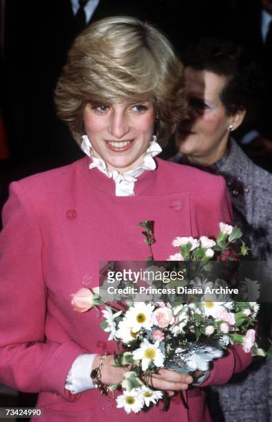 Princess Diana At Royal Albert Hall Photos and Premium High Res ...
