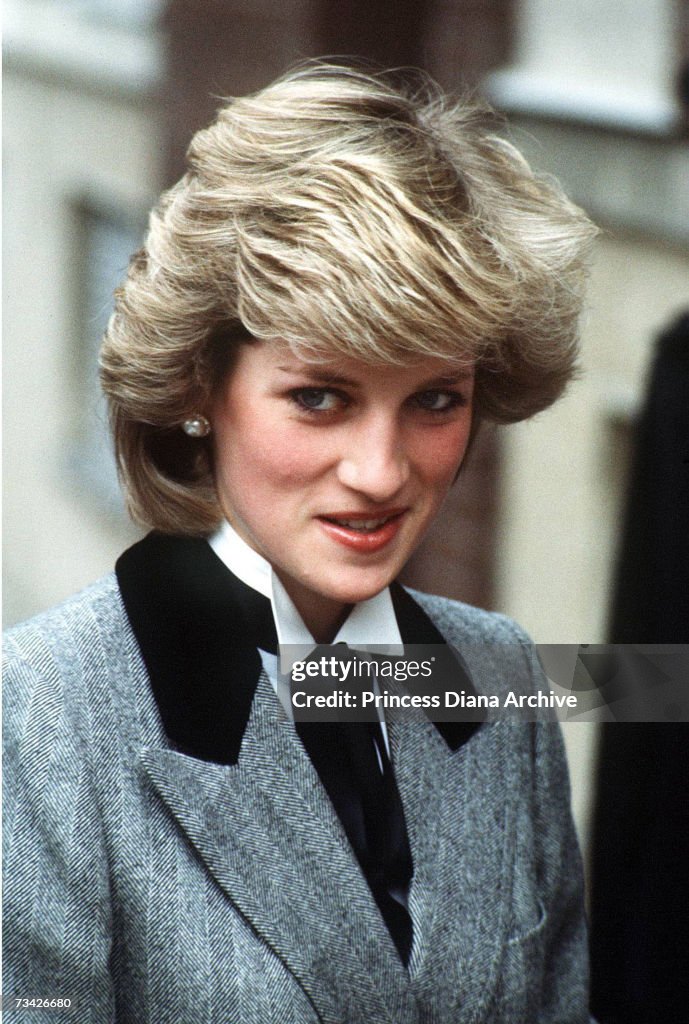 Princess Diana visits a health centre in Lisson Grove, London, 7th ...